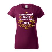 Limitovaná edícia dámske tričko