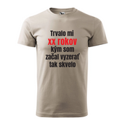 Pánske narodeninové tričko 60 rokov