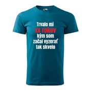 Pánske narodeninové tričko 60 rokov