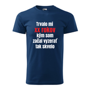 Pánske narodeninové tričko 60 rokov