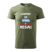 Pánske tričko Legendy sa rodia v