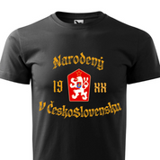 Narodený v ČSSR pánske tričko