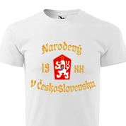 Narodený v ČSSR pánske tričko