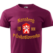 Narodený v ČSSR pánske tričko