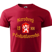 Narodený v ČSSR pánske tričko